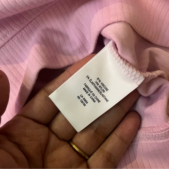 NWOT Reitmans - Hyba Pink Tank Top - Picture 4 of 4